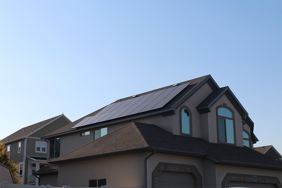 solar panel over residence palo cedro ca